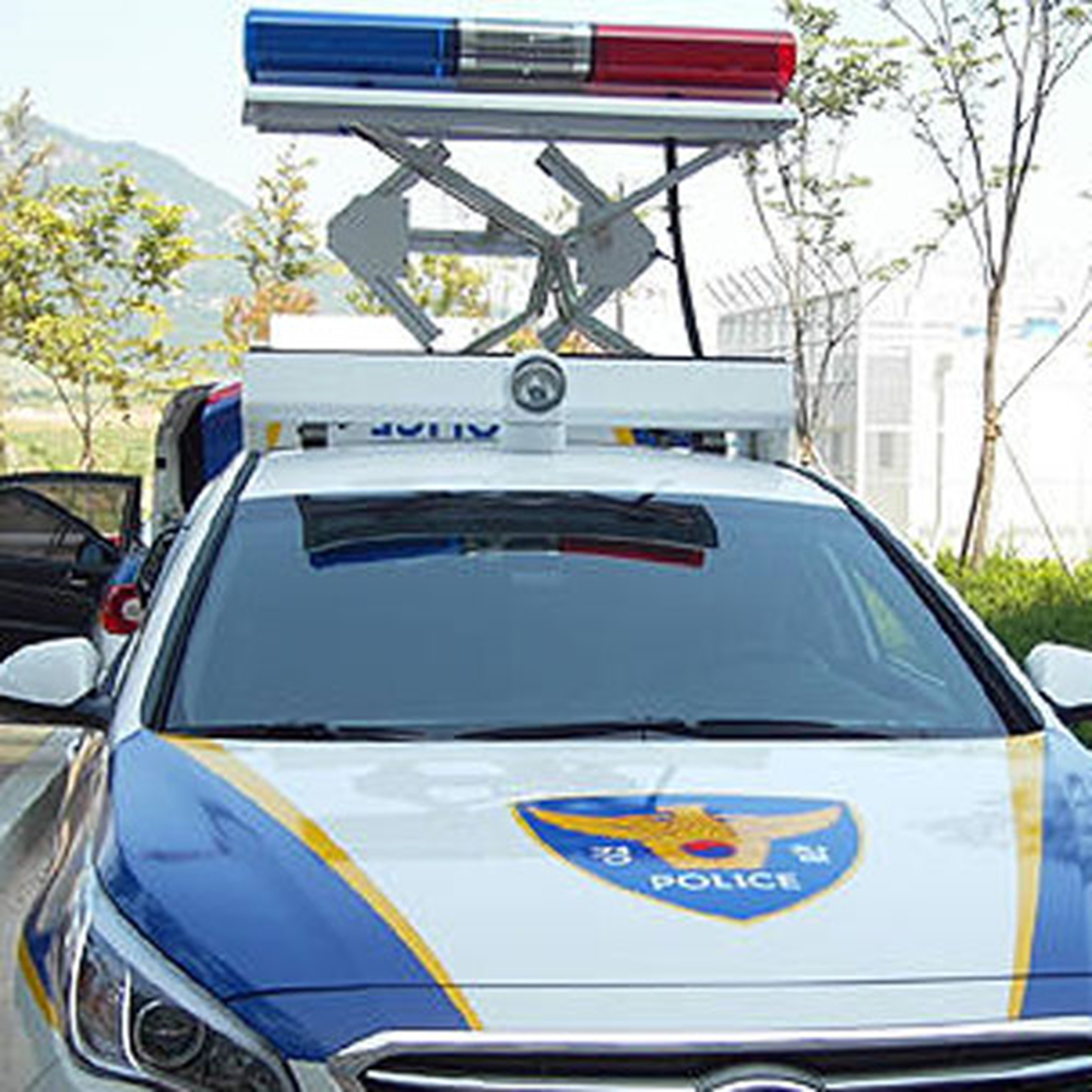 Lift police led light bar and directional arrow light with siren