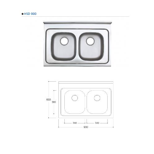 LAY-ON SINK BOWL