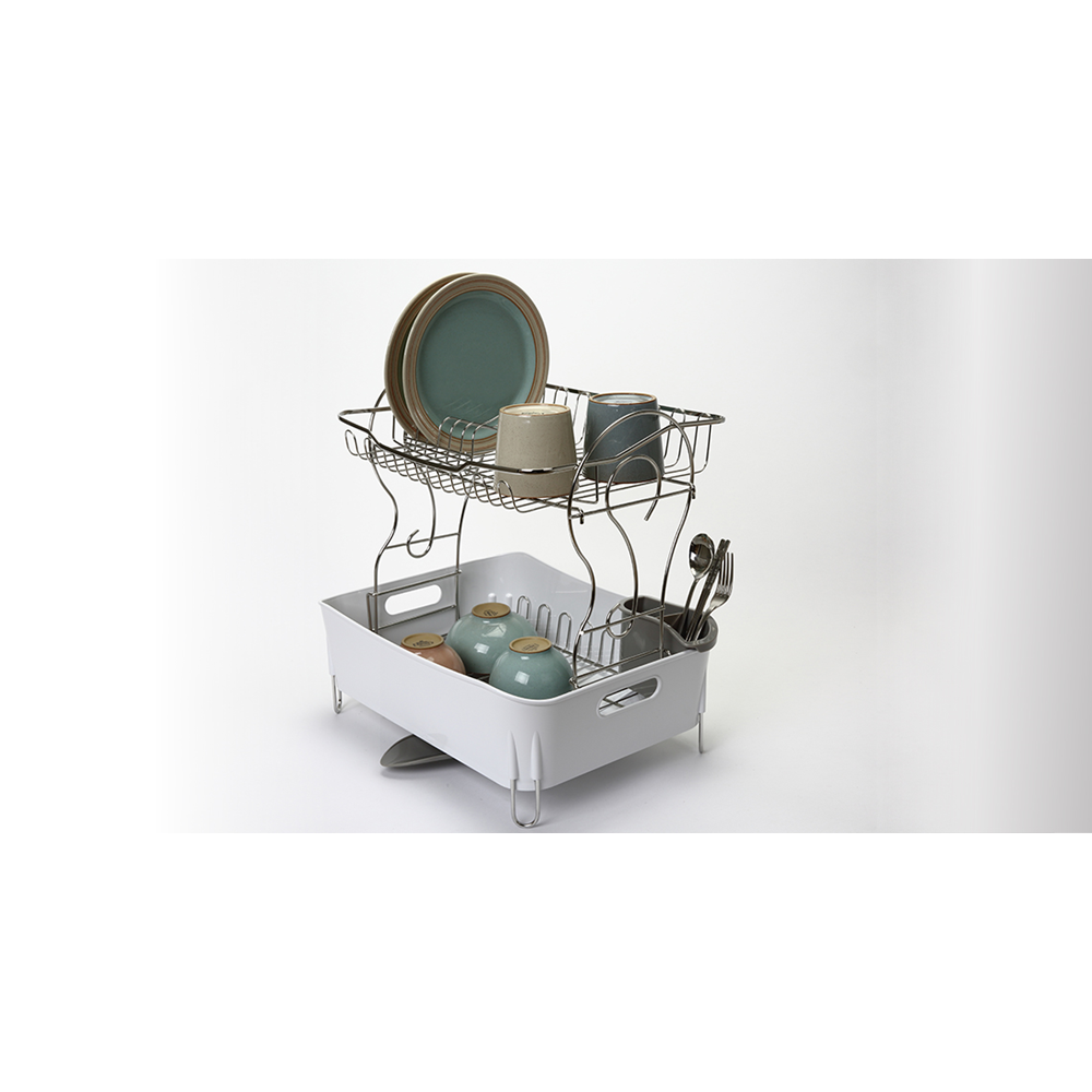 I-NEX Spin Drain Way Dish Rack