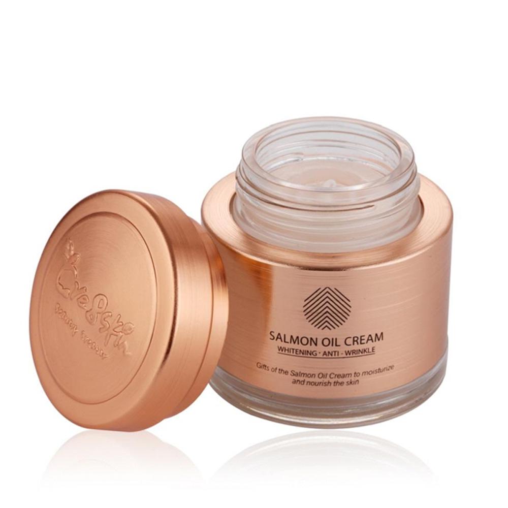SALMON OIL CREAM, Facial Moisturizing Cream Brightening Anti Wrinkle