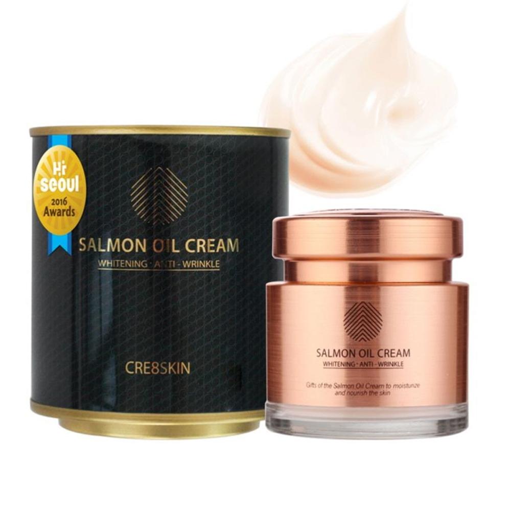 SALMON OIL CREAM, Facial Moisturizing Cream Brightening Anti Wrinkle
