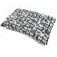 full image Functional cotton pillow to be cleaned entirely to bacteria in internal roll pillow - Black