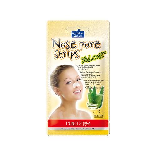 PUREDERM Nose Pore Strips - Aloe | Nose, Pore, Skincare, Moisturizing, Pack, essence, serum, cream, Aloe, strips