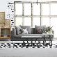 detail image2 Madeleine series_fabric 01 sofa for 3 persons / Saint grey
