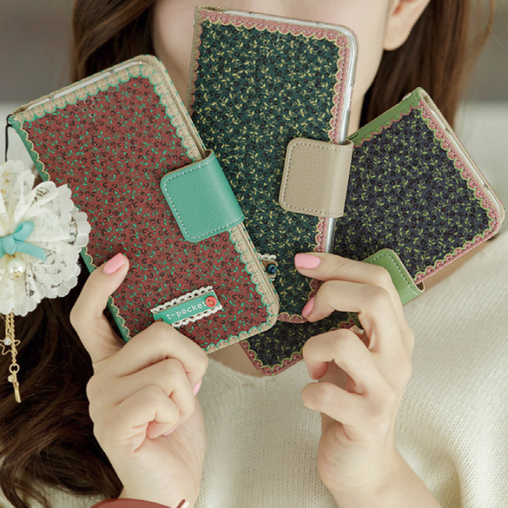 Freesia all model wallet-type case