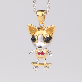 detail image1 Skateboarding Chihuahua pendant