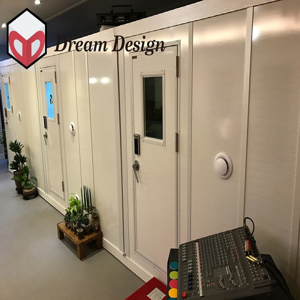 Sound-proof booths