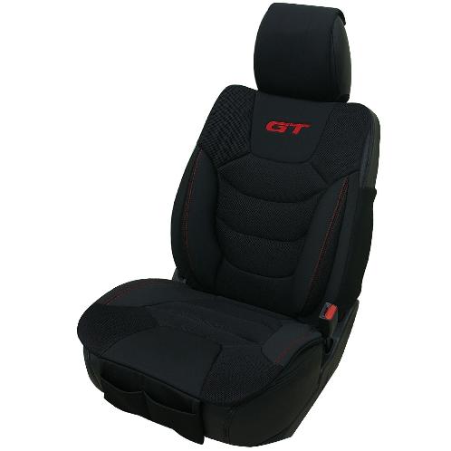 GT Car Seat Cover, Band Type, Black
