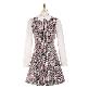 full image op3930 Mock Layer Tweed Dress