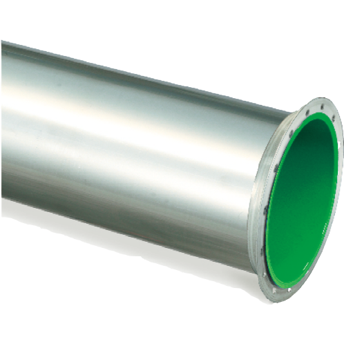 [Semi-con Duct] CPT/ETFE Chemical, Heat, Fire Resistant Coated Duct Pipe & Fittings, Lining FM Appro