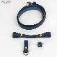 detail image1 Premium leather harness I type (Blue)