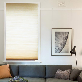detail image2 LIVINGTEX Light Filtering Cordless Honeycomb Shades (24Wx64H, Beige)