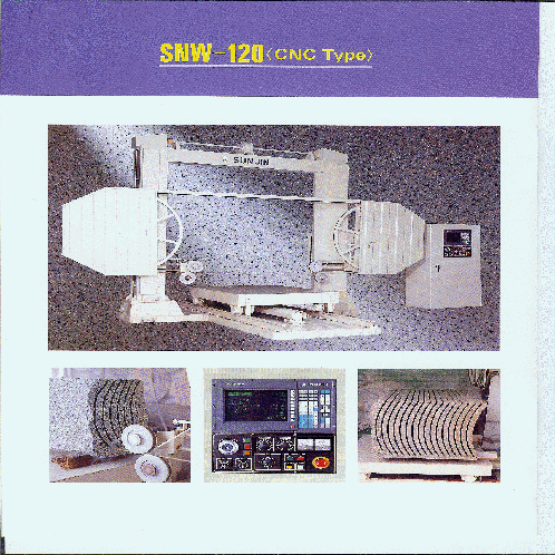 SNW-150A 3 axis CNC diamond wire saw machine