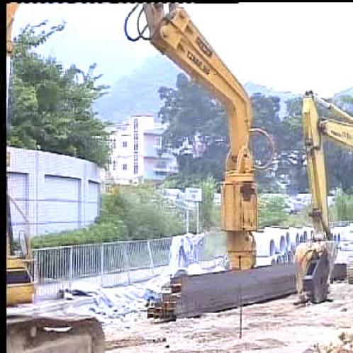 full image Hydraulic Sheet Pile Driver