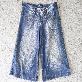 detail image2 Adult's Blue Jean Short Pants, Used Clothing