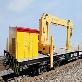full image Construction train (pole work train)
