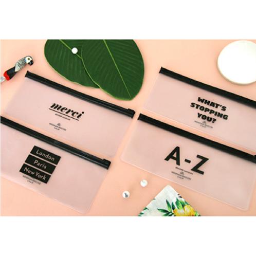 [Plan D] Clear Pouch Slim Design 