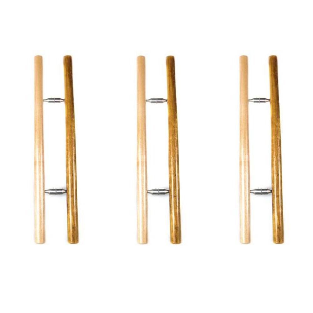 Lacquer wood door handle