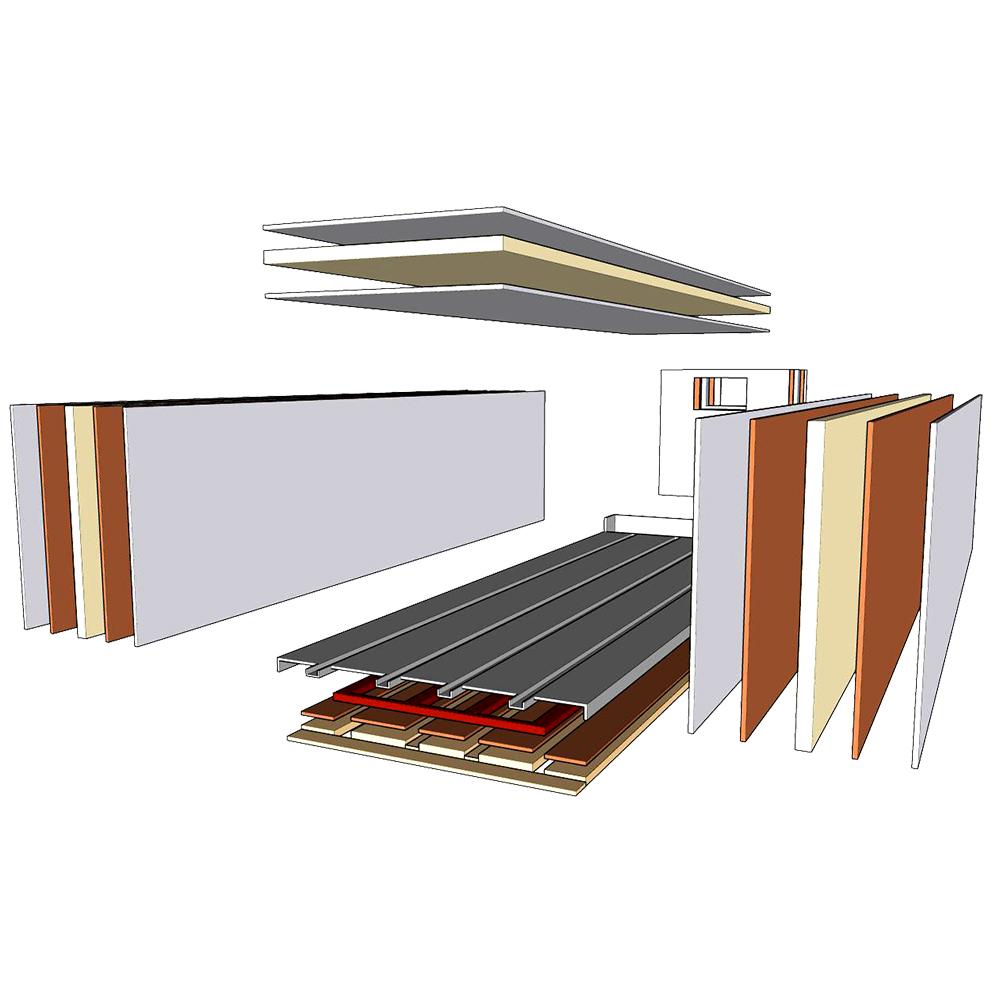 COMPOSITE PANEL FOR COMMERCIAL VEHICLES