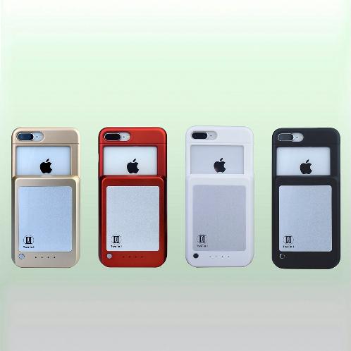 Portable, simultaneous and convenient lithium polymer cell mobile phone case Two in I made in Korea