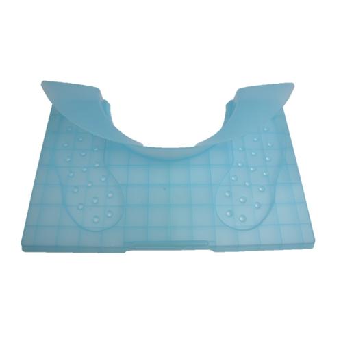 Foot plate for stopping spattered urine