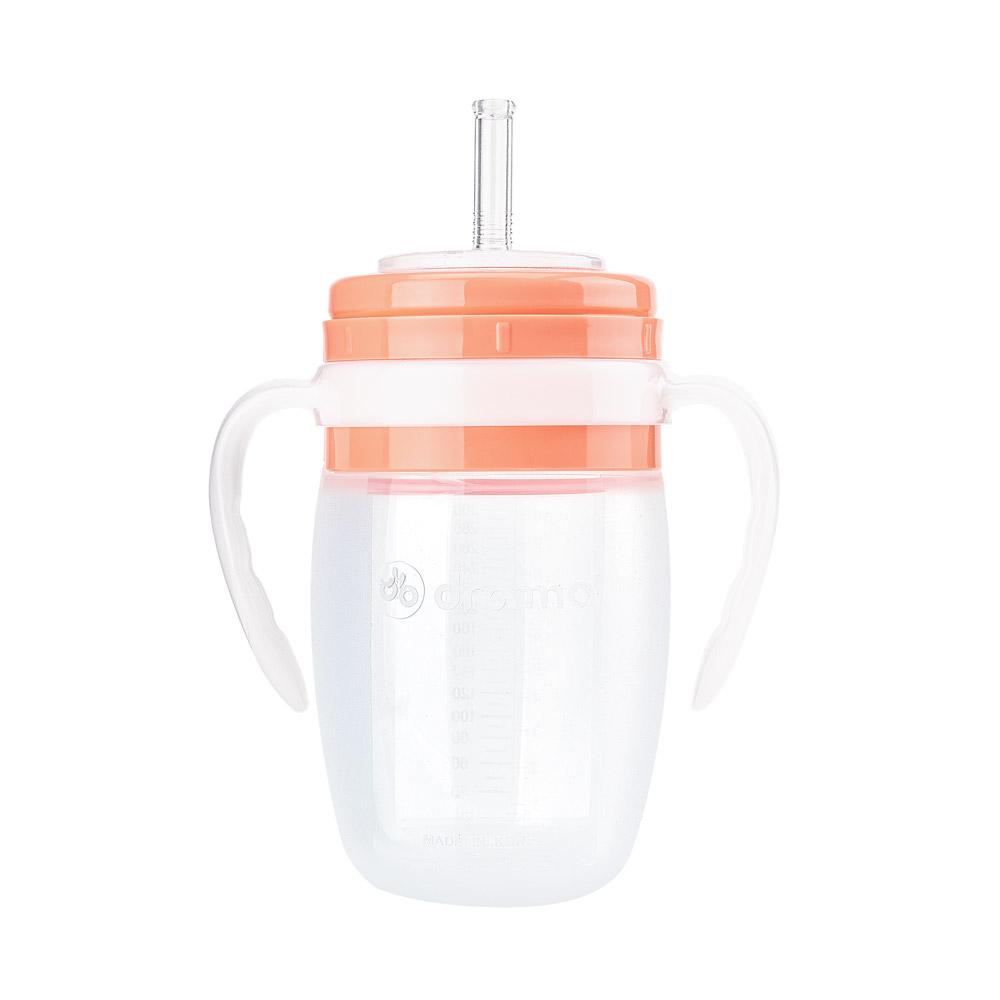 Straw Water Bottle 320ml(Pink)