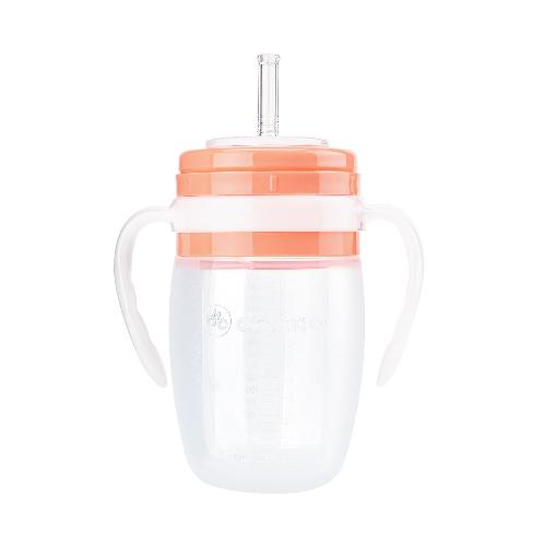 Straw Water Bottle 320ml(Pink)