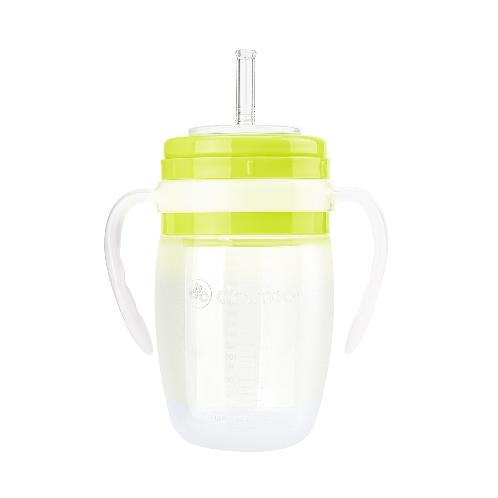 Straw Water Bottle 320ml(Lime)