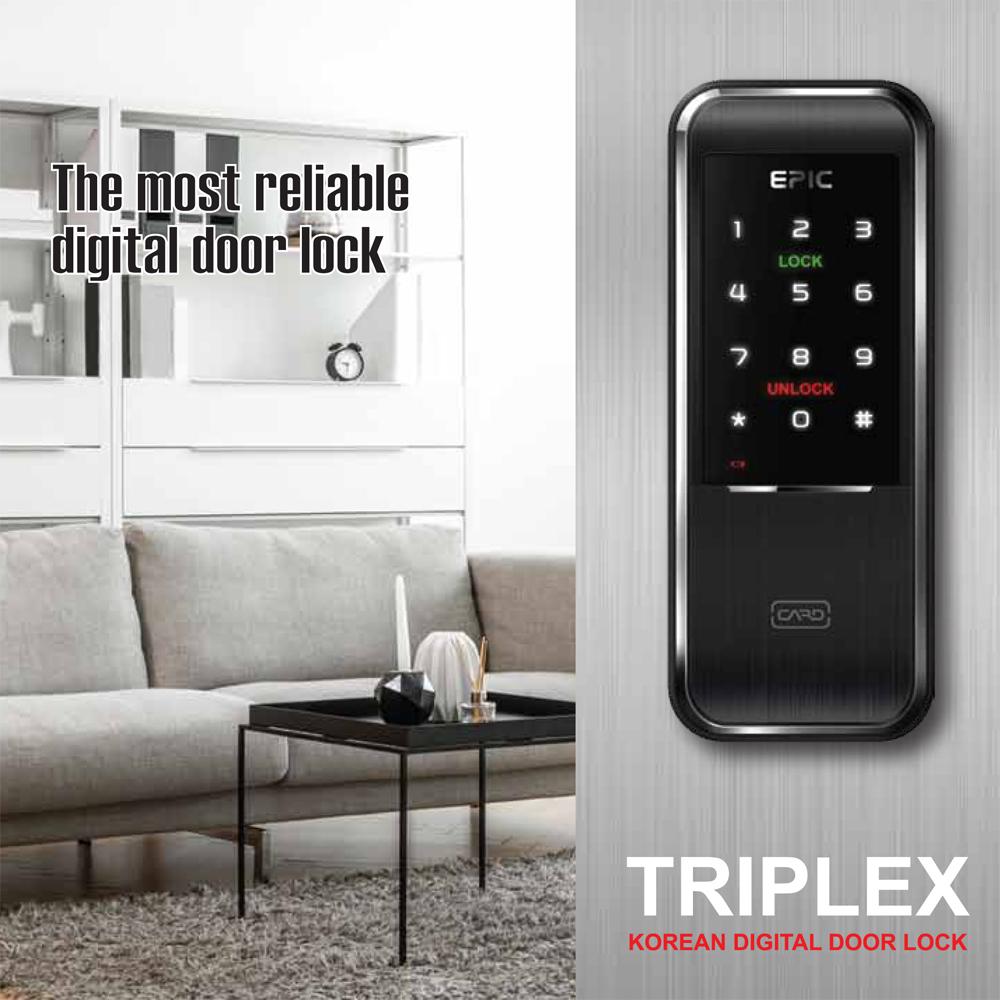 Digital Door Lock Epic TRIPLEX_3way