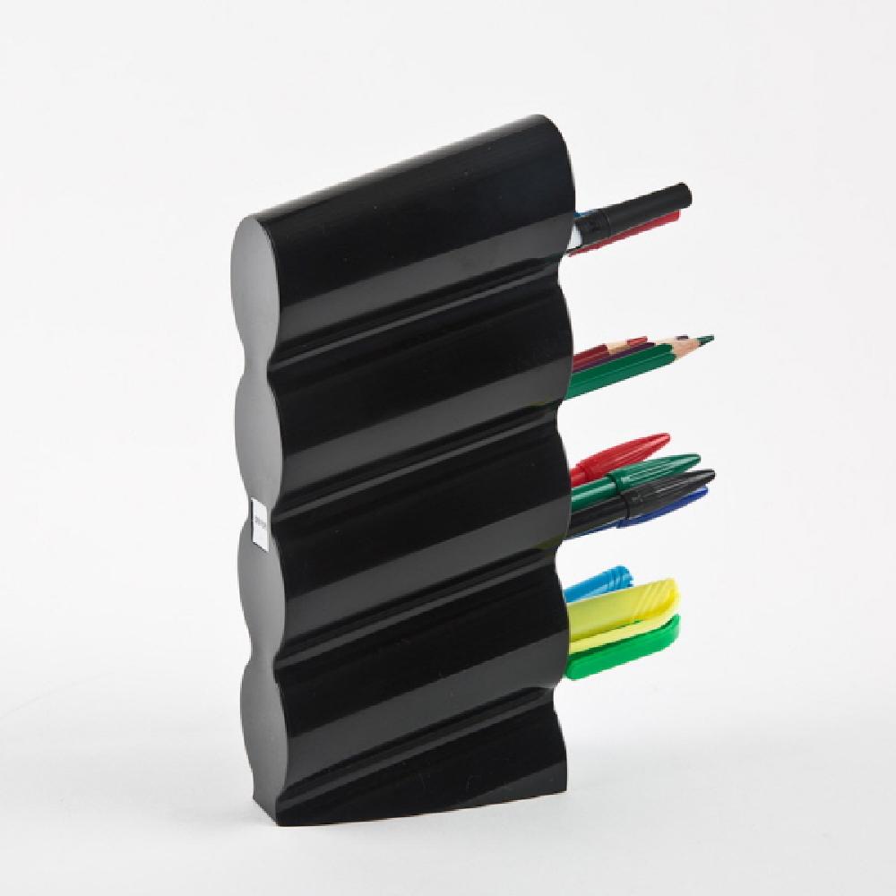 Open People Wave Pen Holder Pencil Holder 4 Division for Short Pens