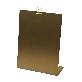 detail image2 A4 STAND POP METAL MENU PAD (Mirror Gold, Matt Gold, Mirror Rose Gold, Matt Silver, Matt Black)