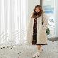 full image Wool Long Zip up Cardigan