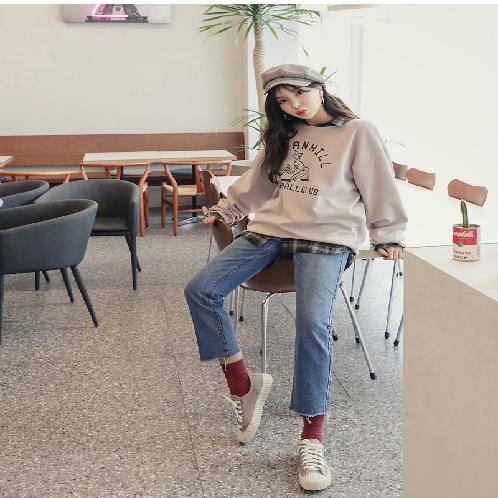 Printing Sweatshirt | top, shirt, sweat, man to man, basic
