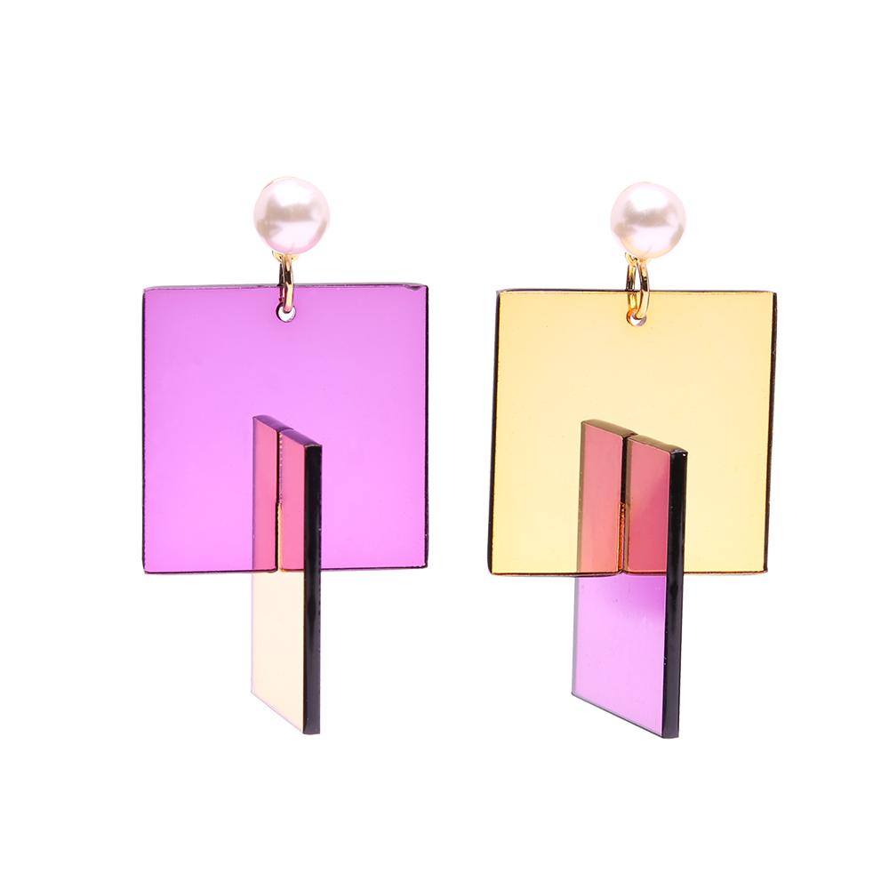 [NARA] Earring MUE-18011 (YELLOWPURPLE)
