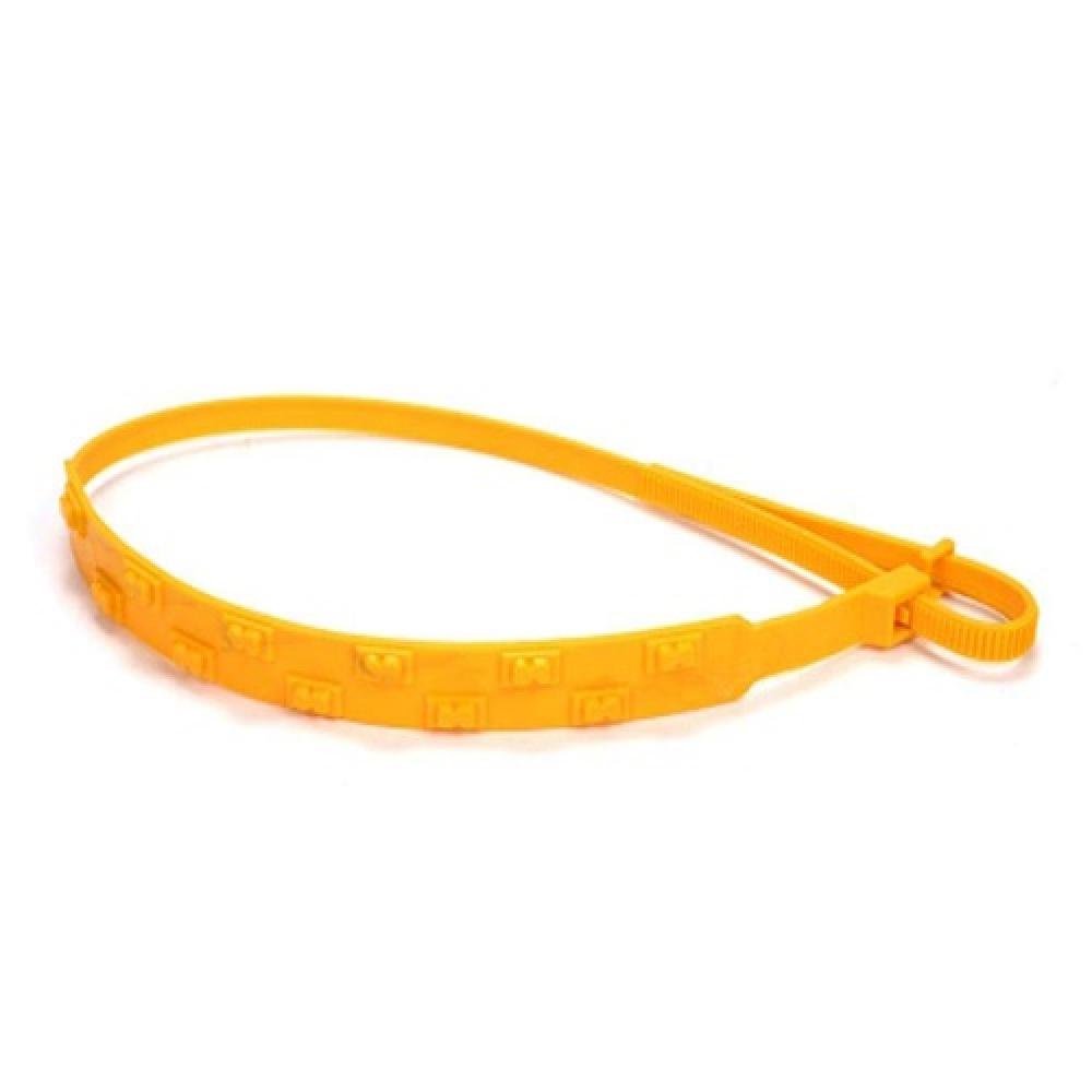 SnoStop Tie-Type Snow Chains for Snowy & ICY Road Driving - 1Set (4Chains)