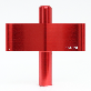 full image ALTUNE Solid Aluminum Drum Key (I TYPE, Red)