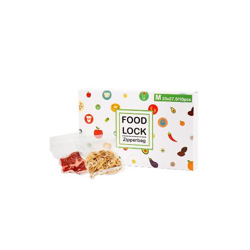 FOOD LOCK  Zipperbag Mx10ea | Zipper bag, Kitchen tool, Zipper bag pump, Medium size