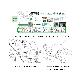 detail image2 Dream Sky Nation-Map Decorative Coloring Painting DIY Paper Continent Map - Mexico