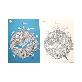 full image Dream Sky Lovely-Map Decorative Coloring Painting DIY Paper City Map - London
