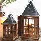 detail image1 Antique Candle House 2P Set