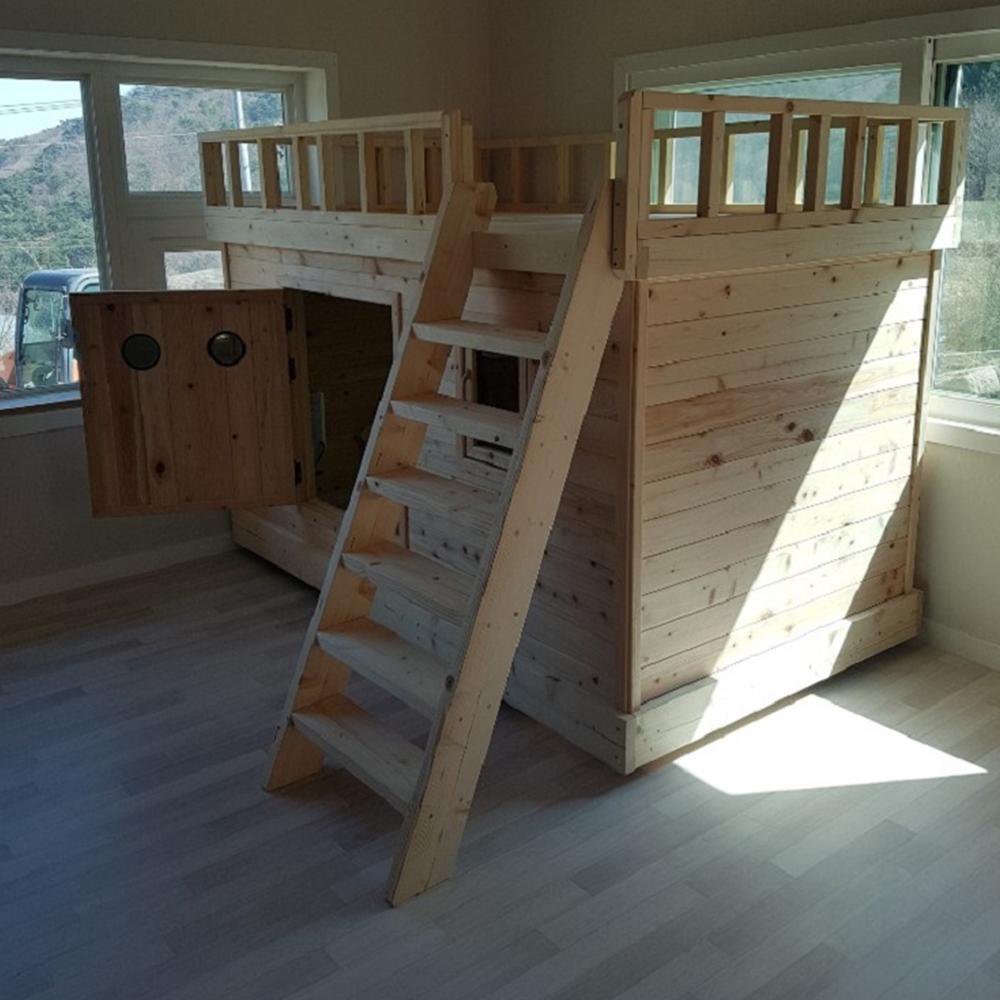 A cypress sauna