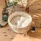 detail image1 White cotton Basket