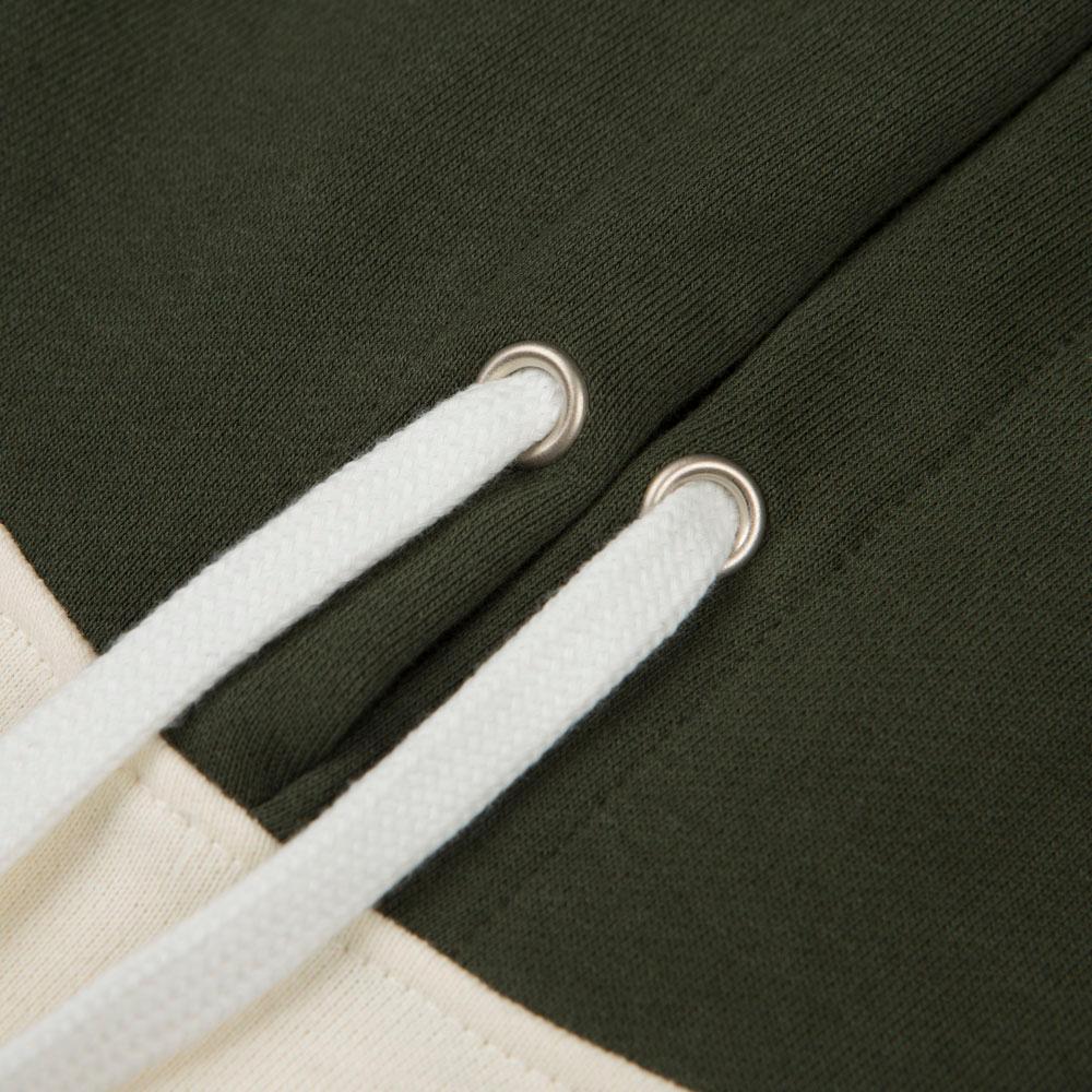 COLOR BLOCK HOOD KHAKI