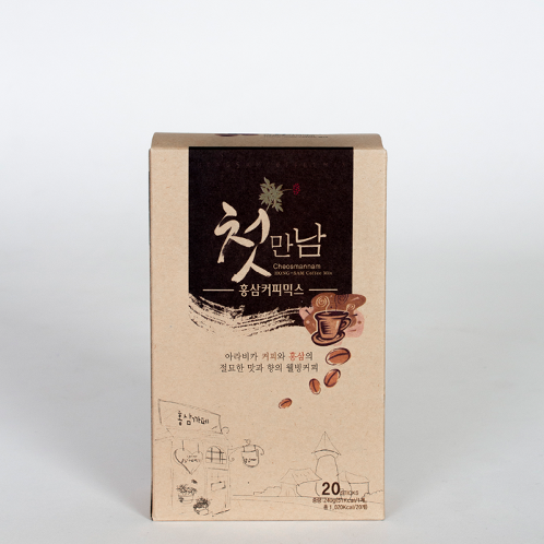 Cheosmannam Red Ginseng Coffee Mix 20T | Coffee, Korean Coffee, Coffee Mix, 3 in 1, Instant coffee, RedGinseng,  Massimo