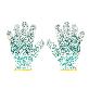 detail image2 FREE PLAY KIDS WORK GLOVES (white, red, greend  colors)