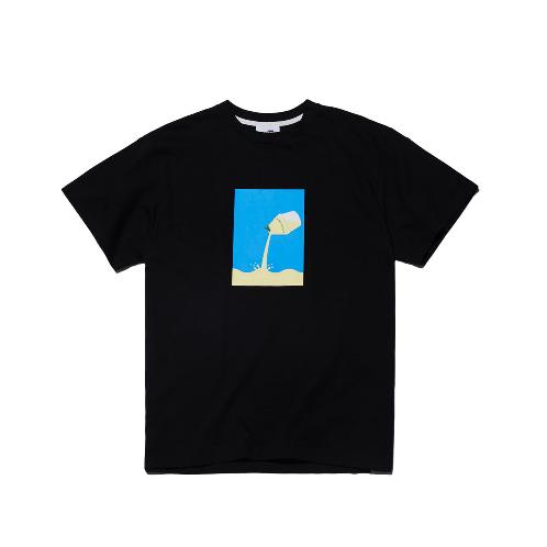 BANANA MILK SST BLACK | graphic tee, oversized t shirt, t shirt printing, MOTIVESTREET, BTS, GIDONGDAE, J-hope