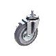 detail image3 5inch Heavy Duty Caster, All Swivel 1/2-13UNC1 Stem Caster with Side Locking and Rubber Plastic