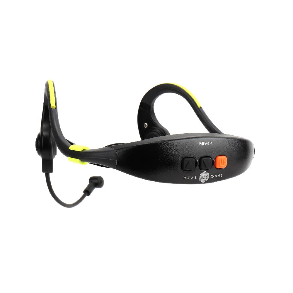 FRS Walkie Talkie for Adults REAL X Walkie Talkie, 15 Channel Bone Conduction Type Headset
