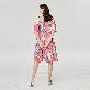 detail image4 L Pink Flower Off Shoulder Dress