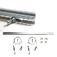full image MYTOW DIY Picture Hanging Rail System Set, 6 IN 1 Art Hanging Wall Hanging Kit for Home Décor